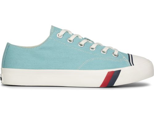 Keds Royal Lo Canvas Sneakers Heren Turquoise | NL-03691