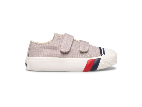 Keds Royal Lo HL Slip On Sneakers Jongens Diepgrijs | NL-93905