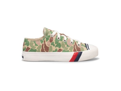 Keds Royal Lo Sneakers Meisjes Camo Olijfgroen | NL-01202