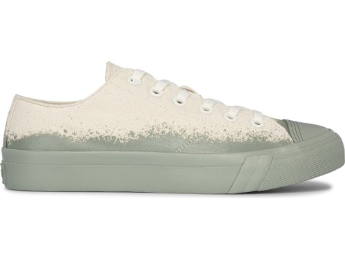 Keds Royal Lo Spray Foxing Sneakers Heren Beige Groen | NL-37645