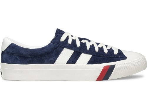 Keds Royal Plus Suede Veterschoenen Dames Donkerblauw | NL-54910