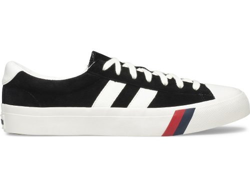 Keds Royal Plus Suede Veterschoenen Dames Zwart | NL-64599