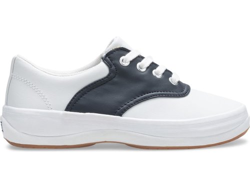 Keds School Days Sneaker Sneakers Meisjes Wit Donkerblauw | NL-43074