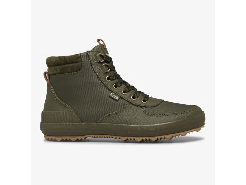 Keds Scout Boot III Water Resistant Canvas w/ Thinsulate™ Laarzen Dames Olijfgroen | NL-14416