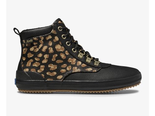 Keds Scout Boot II Water-Resistant Canvas Rain Boot Regenlaarzen Dames Leopard | NL-39688