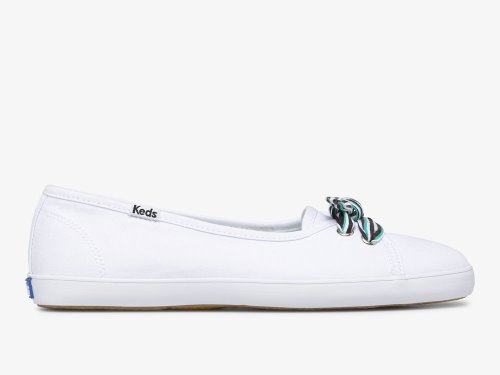 Keds Seaside Canvas Slip On Sneakers Dames Wit Gekleurd | NL-06001