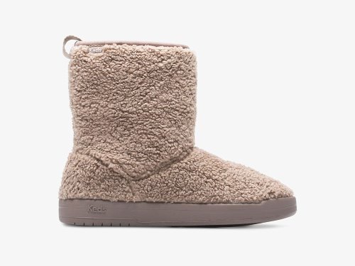 Keds Tally Boot Faux Shearling Laarzen Dames Bruin | NL-76329