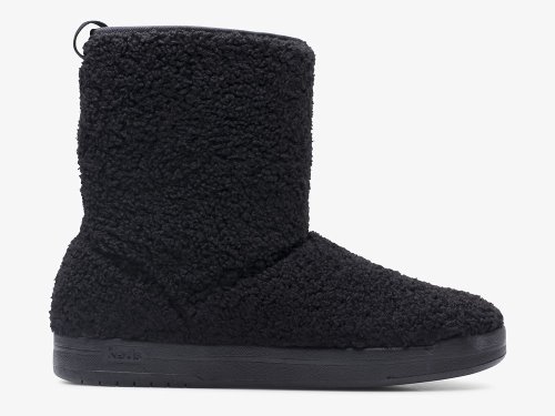 Keds Tally Boot Faux Shearling Laarzen Dames Zwart | NL-89384