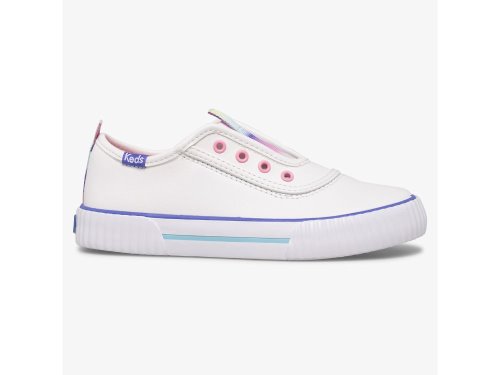 Keds Topkick Slip On Washable Leren Slip On Sneakers Meisjes Wit | NL-83725