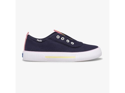 Keds Topkick Washable Slip-On Slip On Sneakers Meisjes Donkerblauw Gekleurd | NL-32710