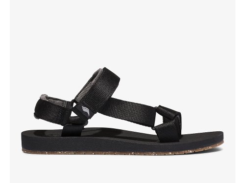 Keds Trio Eco Sandal with Tencel™ Slip On Sneakers Dames Zwart | NL-15209