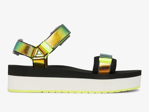 Keds Trio Platform Iridescent Multi Platform Schoenen Dames Zwart | NL-58449