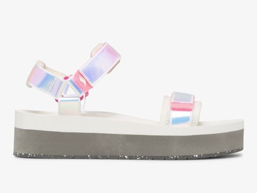 Keds Trio Platform Iridescent Multi Platform Schoenen Dames Roze | NL-70336
