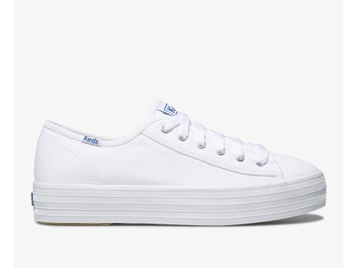 Keds Triple Kick Tennisschoenen Dames Wit | NL-94750